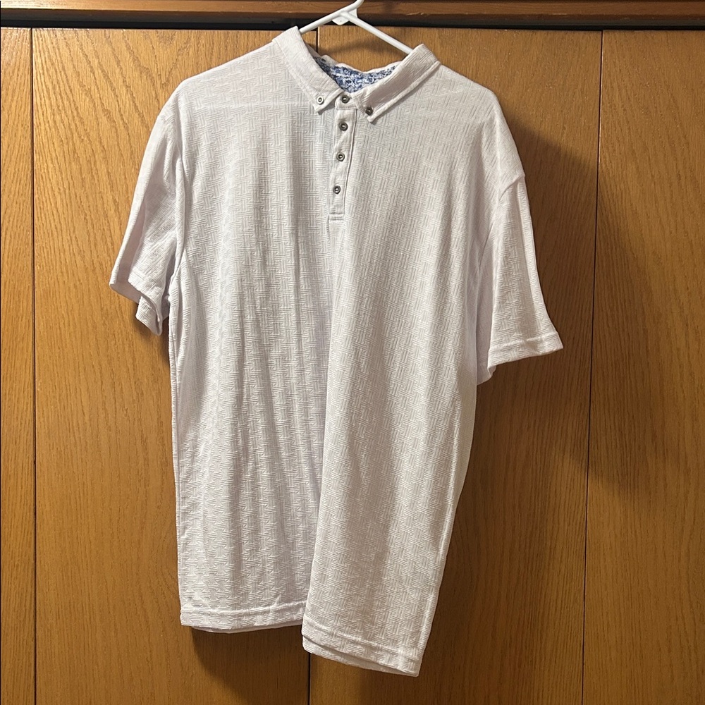 Elegant White Polo Shirt for Men